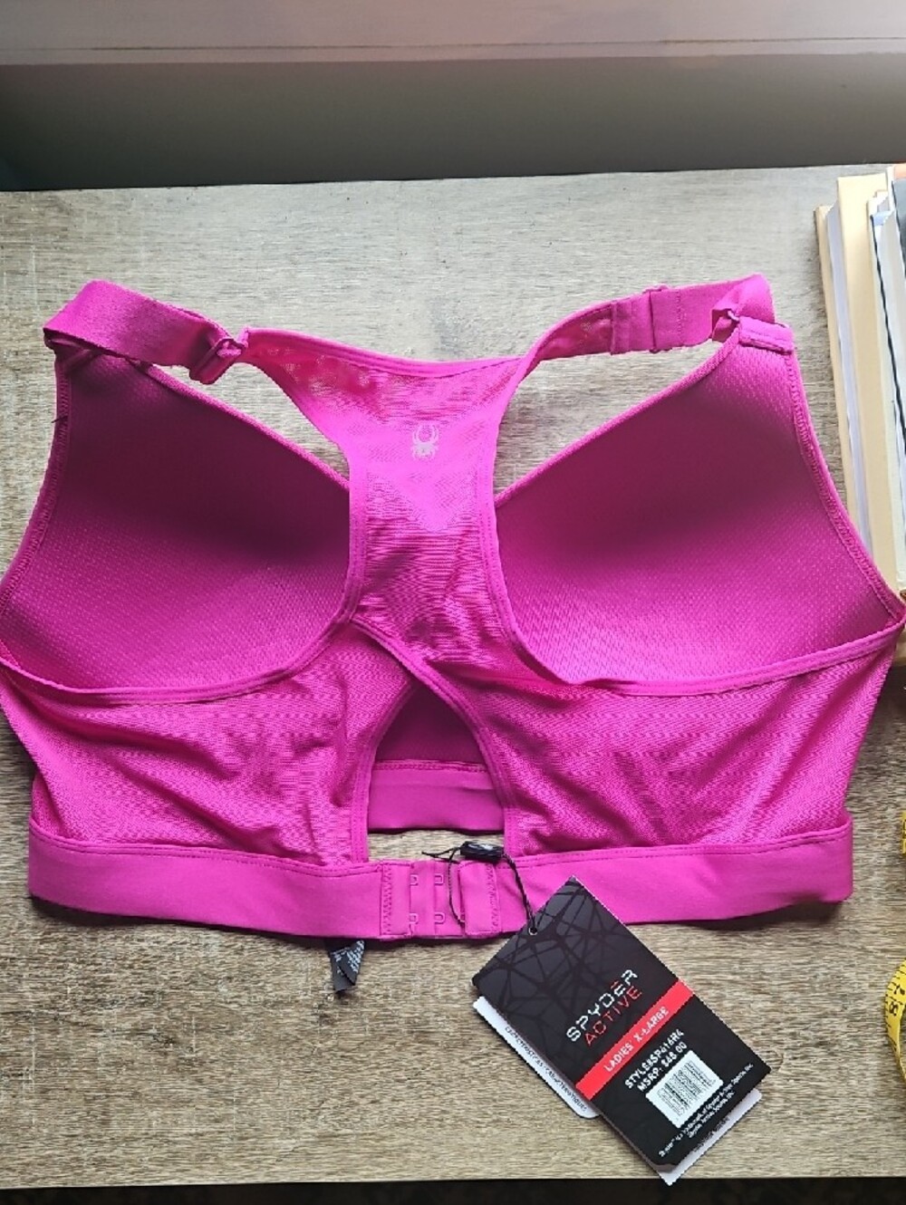 Spyder High Impact Fuschia Racerback Sports Bra (NWT) - Picture 4 of 9